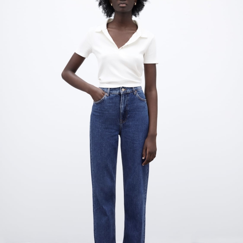 Wide leg jeans
